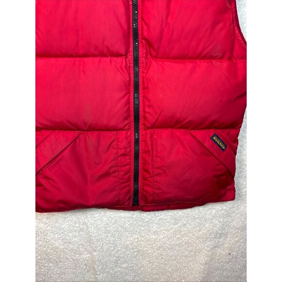 Woolrich Mens Red Puffer Vest Size M - Picture 4 of 16